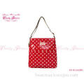 Fashion red and white polka dot bag / PVC Waterproof girls